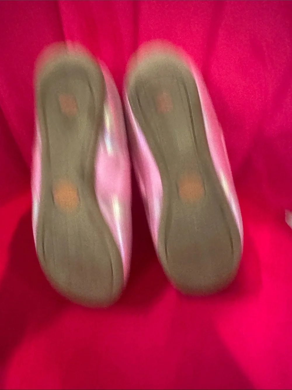 Livie & Luca Shimmery Pink Girls' Mary Jane Flats barely worn great condition